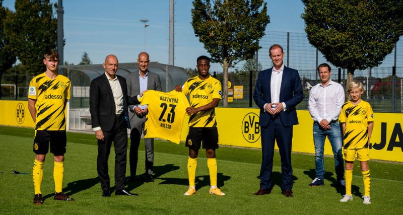Konkret werden! adesso ist neuer Jugend-Hauptsponsor von Borussia Dortmund