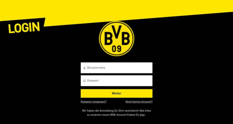Update! One registration for all BVB platforms