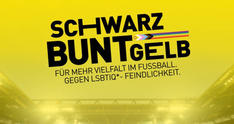 Konkret werden! 4. BVB-Aktionstag „SchwarzBuntGelb“ gegen LSBTIQ*-Feindlichkeit